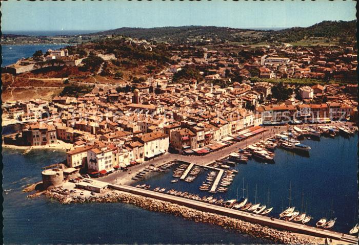 Saint Tropez Var La Jetee Vieille Tour Quais Port Citade