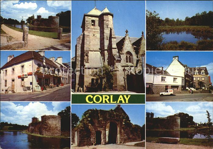 Corlay Chateau Ruines Etang Hotel Eglise