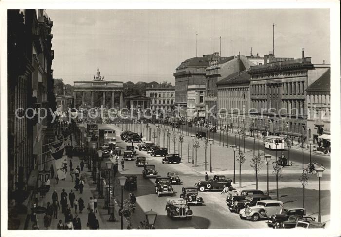 BERLIN  CITY Unter den Linden Brandenburger Tor