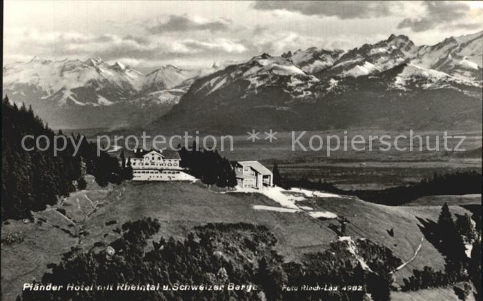 Bregenz Vorarlberg Pfaender Hotel Rheintal Schweizer Berge