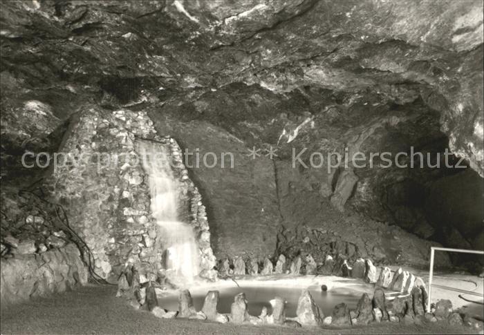 Friedrichroda Marienglashoehle Kristallgrotte Hoehlensee