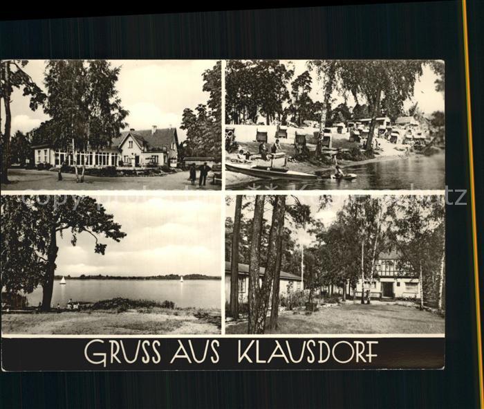 Klausdorf Mellensee Strand Gaststaette Campingplatz