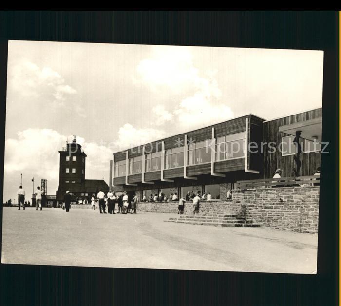 Oberwiesenthal Erzgebirge HO Gaststaette Fichtelberghaus Cafe Restaurant