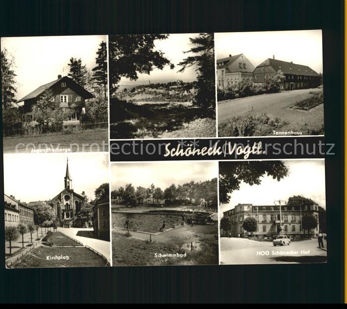 Schoeneck Vogtland Jugendherberge Tannenhaus HOG Schoenecker Hof Schwimmbad Kirc