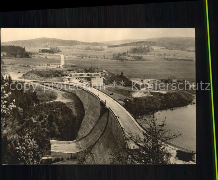 Poehl Vogtland Talsperre Sperrmauer