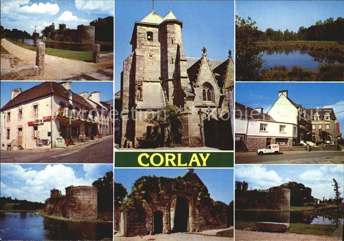 Corlay Chateau Ruines Etang Hotel Eglise