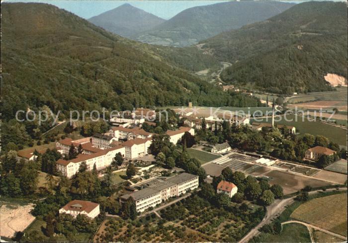 Bad Bergzabern Pfaelz. Nervenklinik Landeck Fliegeraufnahme