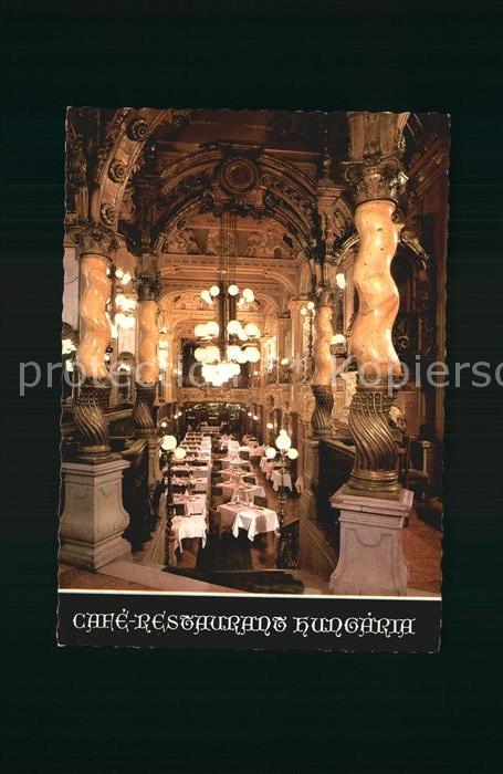 Budapest Cafe Restaurant Hungaria