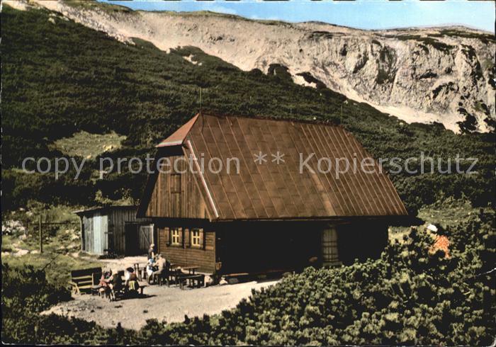 Raxalpe Seehuette Alpine Gesellschaft d Holzknecht