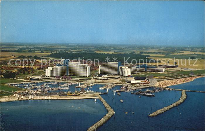 Damp Ferienresort damp 2000 Hafen Fliegeraufnahme