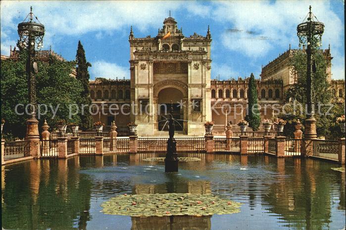 Sevilla Andalucia Plaza de America Museo Arqueologico Platz Museum