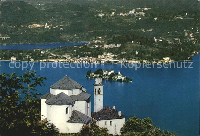 Orta San Giulio Lago d Orta visione panoramica Ortasee Insel
