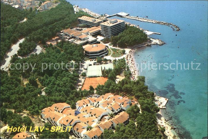 Split Spalato Hotel LAV Fliegeraufnahme