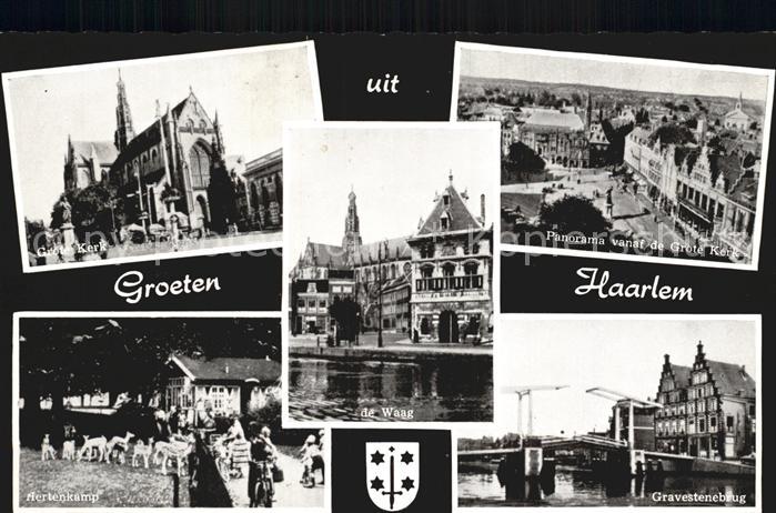 Haarlem Gravestenburg Panorama aus dem Kirchturm