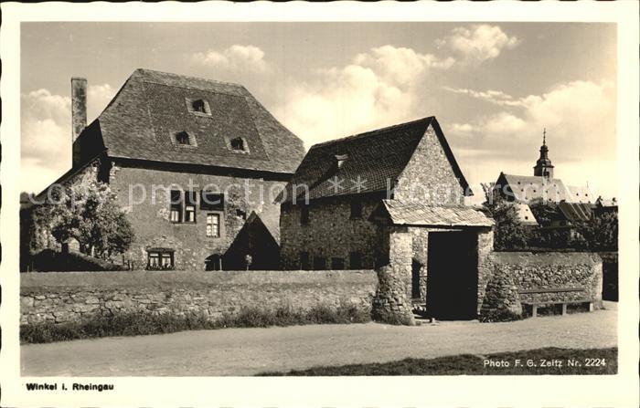 Winkel Oestrich-Winkel Das aelteste Steinhaus Deutschlands