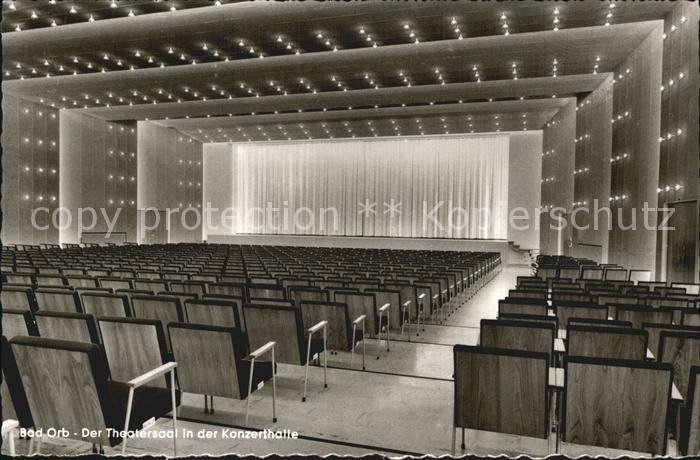 Bad Orb Theatersaal ind der Konzerthalle