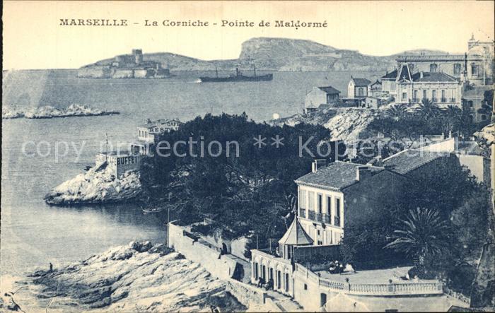 Marseille Bouches-du-Rhone La Corniche Pointe de Maldorme