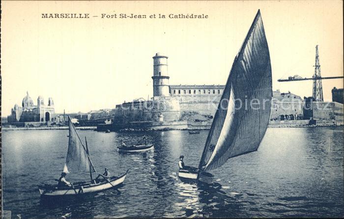 Marseille Bouches-du-Rhone Fort Saint- Jean Cathedrale