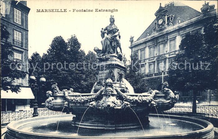 Marseille Bouches-du-Rhone Fontaine Estrangin