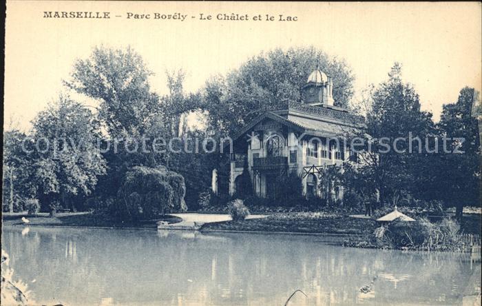 Marseille Bouches-du-Rhone Parc Borely le Chalet et le Lac