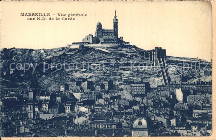 Marseille Bouches-du-Rhone Stadtansicht