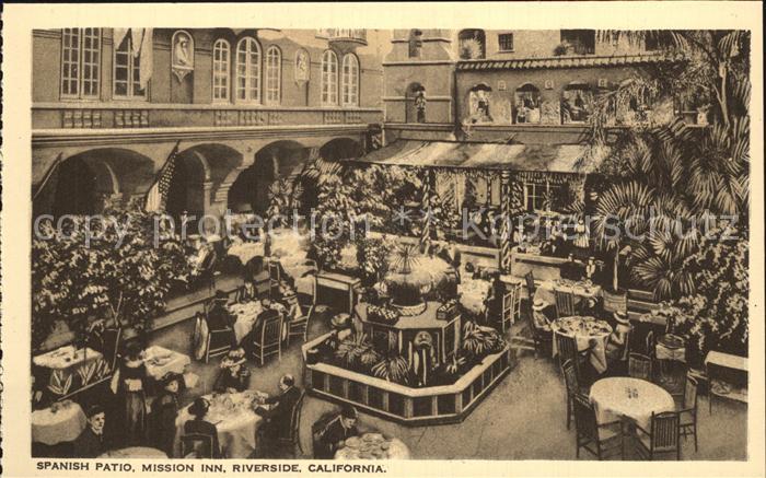 Riverside California Spanish Patio Mission Inn