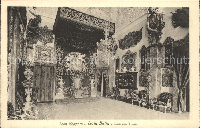 Lago Maggiore Isola Bella Sala del Trono