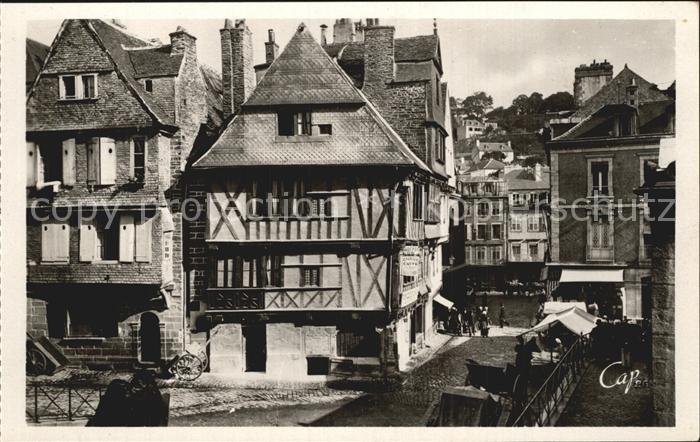 Morlaix Vieilles maisons place des Halles