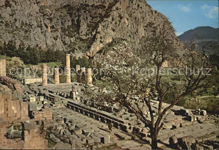 Delfi Delphi Apollotempel
