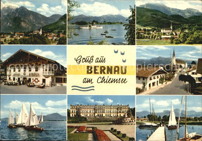 Bernau Chiemsee Segelboot Gasthaus