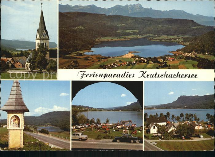 Keutschach See Kirche Strandbad Hoehenwirt