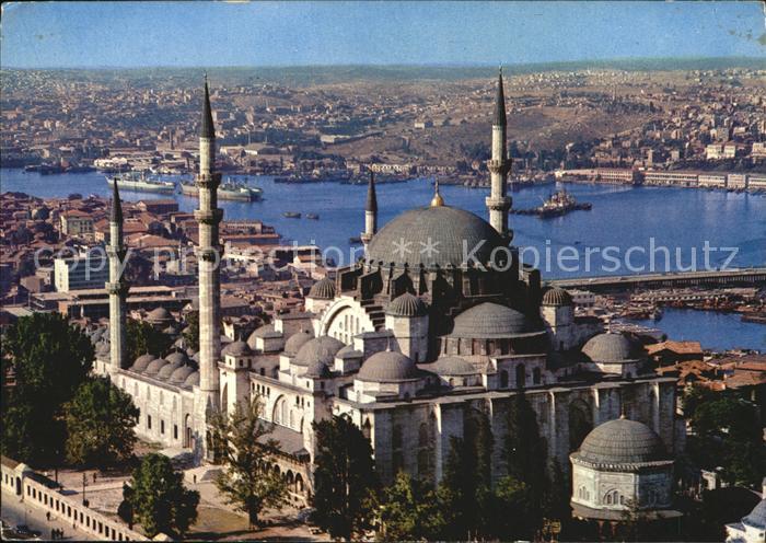 Istanbul Constantinopel Sueleymaniye Moschee Goldenes Horn