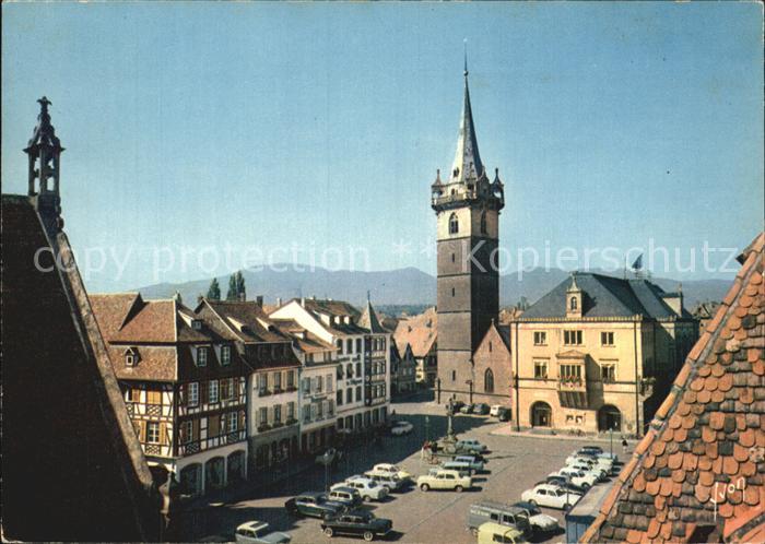 Obernai Bas Rhin Place de L Hotel de Ville