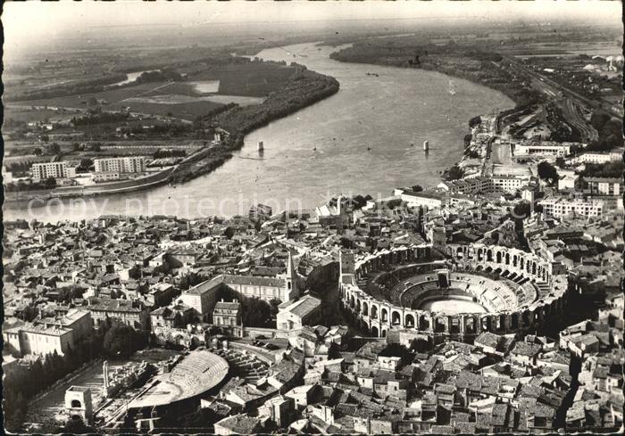 Arles Bouches-du-Rhone Fliegeraufnahme