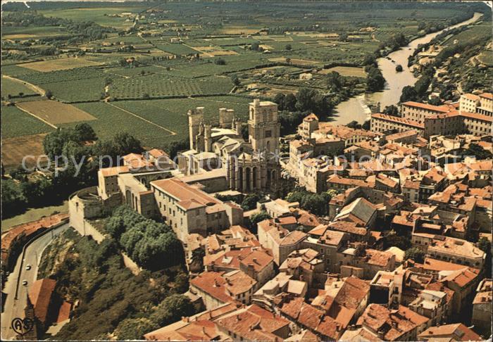 Beziers Fliegeraufnahme