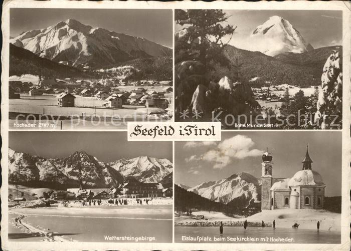 Seefeld Tirol Eislaufplatz Seekirchlein Hohe Munde