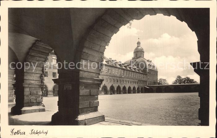 Gotha Thueringen Schlosshof