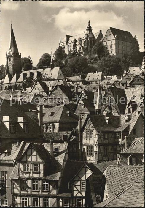 Marburg Lahn Schloss Marienkirche