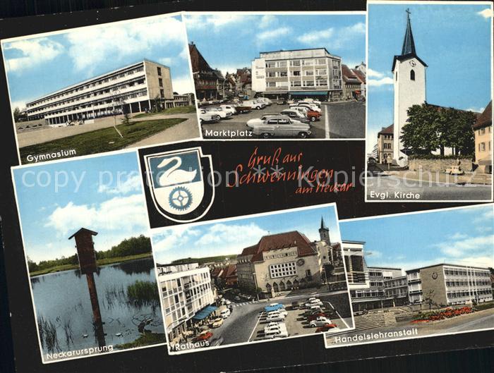 Schwenningen Neckar Handelslehranstalt Marktplatz Gymnasium