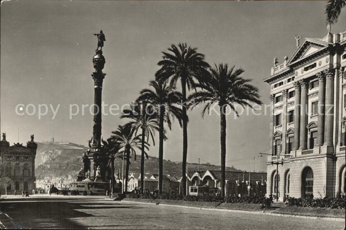 Barcelona Cataluna paseo de Colon