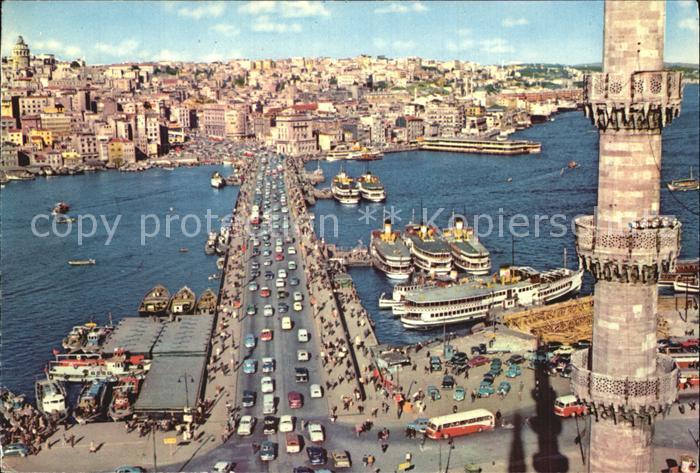 Istanbul Constantinopel Galata Bruecke