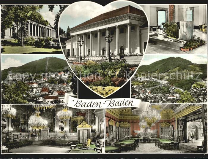 BADEN-BADEN BW Kurhaus Kurpark Schlossinneres