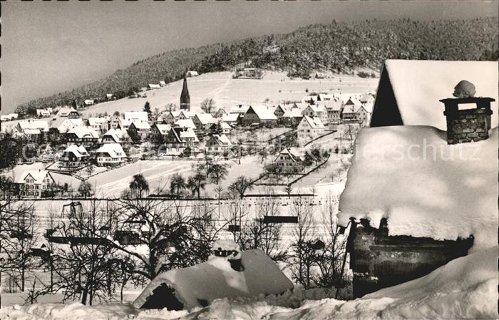 Baiersbronn Schwarzwald Winterpanorama