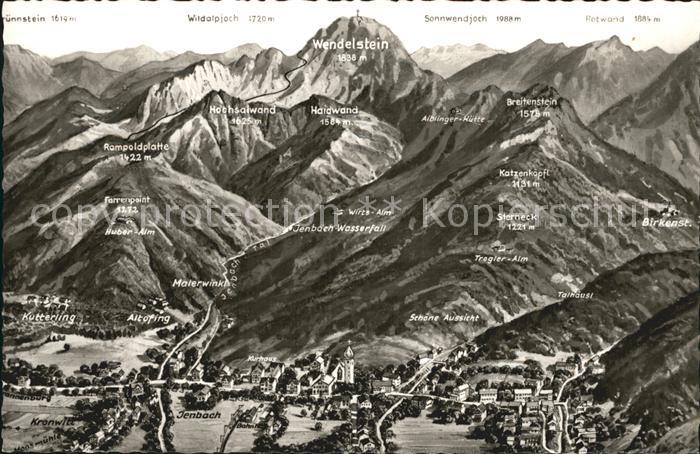 Feilnbach am Wendelstein Panoramakarte