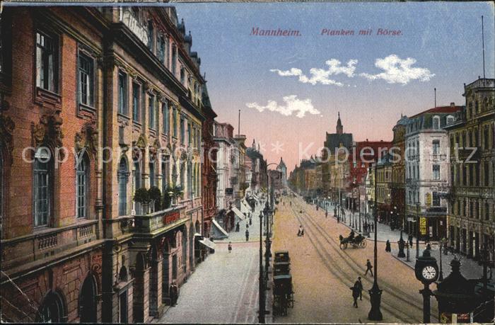 MANNHEIM BW Planken mt Boerse