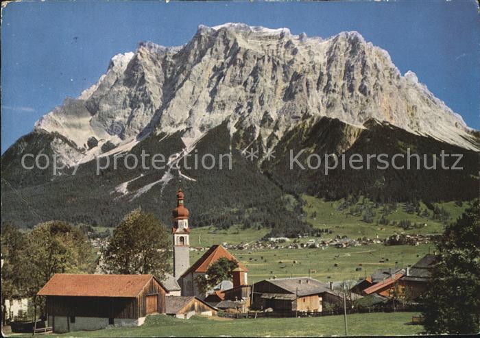 Ehrwald Tirol mit Zugspitze