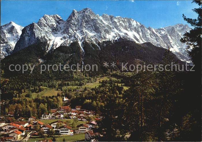 Grainau mit Zugspitze