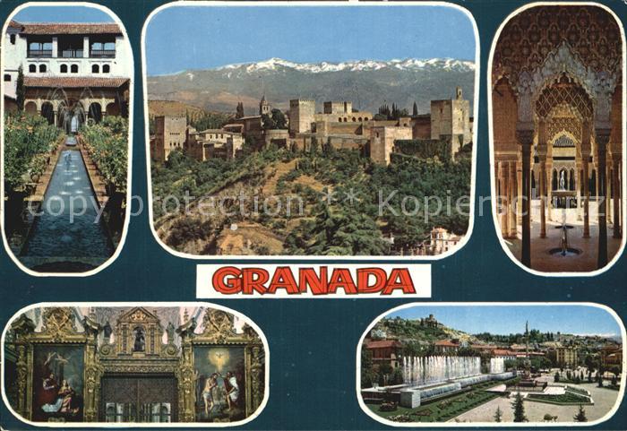 Granada Andalucia Teilansichten