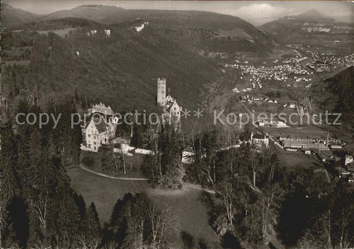 Lichtenstein Wuerttemberg Schloss Lichtenstein Fliegeraufnahme