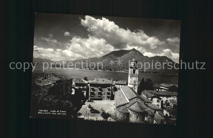 Lago di Como Bellagio vista dall alto
